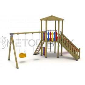 18 A Standard Wooden Playground